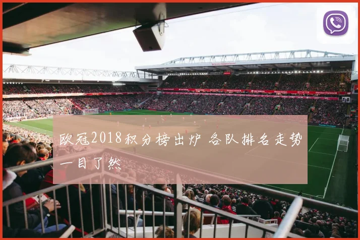 欧冠2018积分榜出炉 各队排名走势一目了然